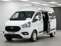 USED 2023 23 FORD TRANSIT CUSTOM 320 2.0 EBL 130 BHP L2 HIGH ROOF TREND AUTOMATIC 9 SEAT MINIBUS AUTOMATIC | AIR CON | CARPLAY | 9 SEATS