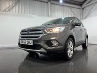 USED 2017 67 FORD KUGA 2.0 TDCi Titanium SUV 5dr Diesel Manual AWD Euro 6 (s/s) (180 ps) 2 keys, FSH, towbar, cruise, NAV