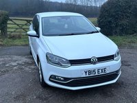 USED 2015 15 VOLKSWAGEN POLO 1.0 BlueMotion Tech SE Hatchback 3dr Petrol Manual Euro 6 (s/s) (75 ps) FULL SERVICE HISTORY GREAT SPEC