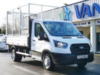 USED 2025 25 FORD TRANSIT 470 RWD 2.0 EBL 130 BHP L2 MEDIUM TWIN WHEEL CAGED TIPPER  CAGED TIPPER | TWIN WHEELS | 470 WEIGHT