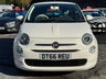 USED 2017 66 FIAT 500 1.2 ECO Pop Star Hatchback 3dr Petrol Manual Euro 6 (s/s) (69 bhp) 