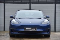 USED 2020 70 TESLA Model 3 (Dual Motor) Long Range Saloon 4dr Electric Auto 4WDE (346 ps) ULEZ Free | 2 Keys | 1 Owner from New | VAT Qualifying | Panoramic Glass Roof | Front & Rear Parking Sensors | Full Black Leather Interior | Satellite Navigation | Full Service History | Dual Zone Climate Control | Charging Cable | Metallic Paint - Deep Blue | 18'' Aloy Wheels | MOT Valid ( 04/01/2027)