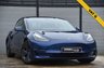 USED 2020 70 TESLA Model 3 (Dual Motor) Long Range Saloon 4dr Electric Auto 4WDE (346 ps) ULEZ Free | 2 Keys | 1 Owner from New | VAT Qualifying | Panoramic Glass Roof | Front & Rear Parking Sensors | Full Black Leather Interior | Satellite Navigation | Full Service History | Dual Zone Climate Control | Charging Cable | Metallic Paint - Deep Blue | 18'' Aloy Wheels | MOT Valid ( 04/01/2027)