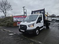 USED 2020 70 FORD TRANSIT 350 LEADER TIPPER PICKUP ULEZ FREE ZONE 