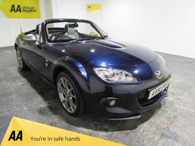 2014 Mazda MX-5 1.8i Sport Venture Convertible 2dr Petrol Manual Euro 5 (126 ps) Sat Nav-Leather-Bluetooth-Heated seats-Fogs-17" Alloys photo