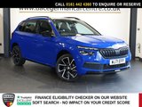USED 2022 71 SKODA KAMIQ 1.0 TSI Monte Carlo SUV 5dr Petrol Manual Euro 6 (s/s) (110 ps) BEAUTIFUL, TOP OF THE RANGE SUV WITH A SUPER PEDIGREE - 1 OWNER FROM NEW, COMES WITH A FULL SKODA MAIN DEALER SERVICE HISTORY + PANORAMIC GLASS SUNROOF + VIRTUAL COCKPIT DIGITAL DASH DISPLAY + SATELLITE NAVIGATION + REAR VIEW CAMERA + DAB DIGITAL RADIO + APPLE CARPLAY / ANDROID AUTO + AUTOMATIC HEADLIGHTS + BLUETOOTH PHONE CONNECTIVITY INCLUDING MEDIA STREAMING + TOUCH SCREEN MEDIA DISPLAY + MIRROR LINK + AIR CONDITIONING + APPS CONTROL + KEYLESS ENTRY / KEYLESS START + CRUISE CONTROL