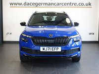 USED 2022 71 SKODA KAMIQ 1.0 TSI Monte Carlo SUV 5dr Petrol Manual Euro 6 (s/s) (110 ps) BEAUTIFUL, TOP OF THE RANGE SUV WITH A SUPER PEDIGREE - 1 OWNER FROM NEW, COMES WITH A FULL SKODA MAIN DEALER SERVICE HISTORY + VIRTUAL COCKPIT DIGITAL DASH DISPLAY + SATELLITE NAVIGATION + REAR VIEW CAMERA + DAB DIGITAL RADIO + APPLE CARPLAY / ANDROID AUTO + AUTOMATIC LED HEADLIGHTS + BLUETOOTH PHONE CONNECTIVITY INCLUDING MEDIA STREAMING + TOUCH SCREEN MEDIA DISPLAY + MIRROR LINK + AIR CONDITIONING + APPS CONTROL + KEYLESS ENTRY / KEYLESS START + CRUISE CONTROL + FRONT AND REAR PARKING SENSOR