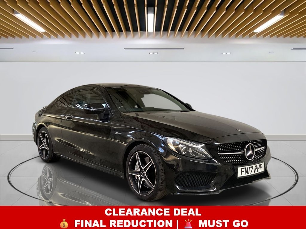 Black 2017 Mercedes-Benz C-Class Saloon All-wheel drive Automatic