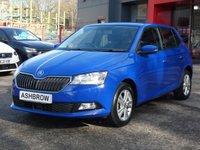 USED 2021 71 SKODA FABIA 1.0 SE 5d 60 S/S GOOD SERVICE HISTORY, 1 OWNER FROM NEW, SMARTLINK FOR APPLE CARPLAY ANDROID AUTO & MIRROR LINK (GIVES YOU SAT NAV), REAR PARKING SENSORS WITH DISPLAY, DAB RADIO, BLUETOOTH PHONE & MUSIC, SPEED LIMITER, USB INPUT, MANUAL GEARBOX, DAYTIME RUNNING LIGHTS, FRONT FOG LIGHTS, 15 INCH ALLOY WHEELS, LEATHER MULTIFUNCTION STEERING WHEEL, AIR CONDITIONING, MFD TRIP COMPUTER WITH DIGITAL SPEEDOMETER, SD CARD READER, FRONT ASSIST, ELECTRIC HEATED MIRRORS, ELECTRIC WINDOWS, ISO FIX