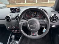 USED 2014 64 AUDI A1 1.4 TFSI Black Edition Sportback 5dr Petrol S Tronic Euro 5 (185 ps) BLACK LEATHER HEATED, PRIVACY, 18"