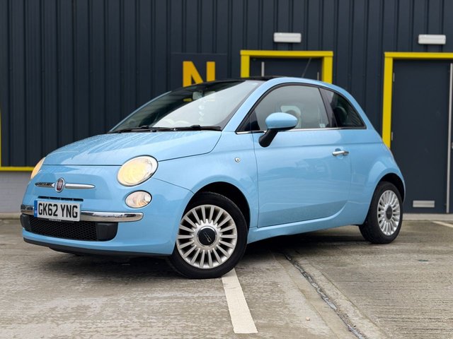 2012 62 Fiat 500 1.2 Lounge Hatchback 3dr Petrol Manual Euro 5 (s/s) (69 bhp)