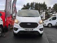USED 2022 22 FORD TRANSIT CUSTOM 2.0 320 EcoBlue Limited Crew Van Double Cab 5dr Diesel Manual L2 H1 Euro 6 (s/s) (6 Seat) (130 ps) HEATED SEATS/CRUISE/CARPLAY/ULEZ