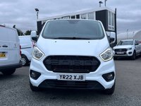 USED 2022 22 FORD TRANSIT CUSTOM 2.0 320 EcoBlue Limited Crew Van Double Cab 5dr Diesel Manual L2 H1 Euro 6 (s/s) (6 Seat) (130 ps) HEATED SEATS/CRUISE/CARPLAY/ULEZ