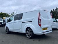 USED 2022 22 FORD TRANSIT CUSTOM 2.0 320 EcoBlue Limited Crew Van Double Cab 5dr Diesel Manual L2 H1 Euro 6 (s/s) (6 Seat) (130 ps) HEATED SEATS/CRUISE/CARPLAY/ULEZ