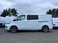 USED 2022 22 FORD TRANSIT CUSTOM 2.0 320 EcoBlue Limited Crew Van Double Cab 5dr Diesel Manual L2 H1 Euro 6 (s/s) (6 Seat) (130 ps) HEATED SEATS/CRUISE/CARPLAY/ULEZ