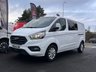 USED 2022 22 FORD TRANSIT CUSTOM 2.0 320 EcoBlue Limited Crew Van Double Cab 5dr Diesel Manual L2 H1 Euro 6 (s/s) (6 Seat) (130 ps) HEATED SEATS/CRUISE/CARPLAY/ULEZ