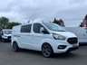 USED 2022 22 FORD TRANSIT CUSTOM 2.0 320 EcoBlue Limited Crew Van Double Cab 5dr Diesel Manual L2 H1 Euro 6 (s/s) (6 Seat) (130 ps) HEATED SEATS/CRUISE/CARPLAY/ULEZ
