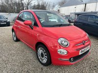 USED 2016 65 FIAT 500 1.2 Lounge Hatchback 3dr Petrol Manual Euro 6 (s/s) (69 bhp) FIAT 500 LOUNGE