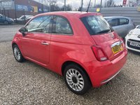 USED 2016 65 FIAT 500 1.2 Lounge Hatchback 3dr Petrol Manual Euro 6 (s/s) (69 bhp) FIAT 500 LOUNGE