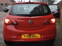 USED 2018 18 VAUXHALL CORSA 1.4i ecoTEC Energy Hatchback 5dr Petrol Manual Euro 6 (a/c) (75 ps) VERY LOW MILES -HEATED SEATS & STEERING WHEEL