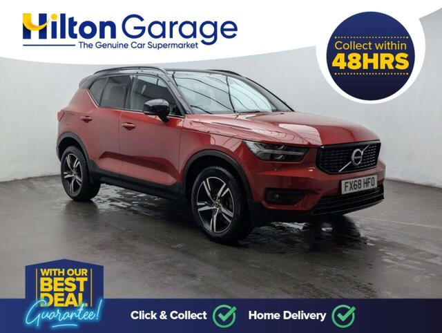 USED 2018 68 VOLVO XC40 1.5 T3 R-Design SUV 5dr Petrol Manual Euro 6 (s/s) (156 ps) LEATHER SEATS+PARKING SENSORS CLICK&COLLECT/HOME DELIVERY