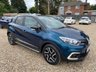 USED 2018 68 RENAULT CAPTUR 0.9 TCe ENERGY Iconic SUV 5dr Petrol Manual Euro 6 (s/s) (90 ps) ONLY 51,984 MILES+MEDIANAV MULTIMEDIA SYSTEM+AUTOMATIC CLIMATE CONTROL AIR-CONDITIONING+AUTOMATIC HEADLIGHT ACTIVATION+RAIN-SENSING WINDSCREEN WIPERS+PARKING ASSISTANCE+'OCEAN BLUE WITH METALLIC DIAMOND BLACK ROOF/DOOR MIRRORS+17 INCH ALLOY WHEELS.