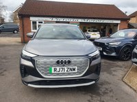 USED 2022 71 AUDI Q4 E-TRON 35 Sport Sportback 5dr Electric Auto 55kWh (170 ps) AUDI Q4 E-TRON 35 Sport Sportback 5dr Electric Auto 55kWh (170 ps)