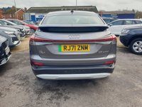 USED 2022 71 AUDI Q4 E-TRON 35 Sport Sportback 5dr Electric Auto 55kWh (170 ps) AUDI Q4 E-TRON 35 Sport Sportback 5dr Electric Auto 55kWh (170 ps)