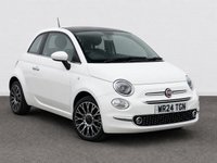 USED 2024 24 FIAT 500 1.0 MHEV Top Hatchback 3dr Petrol Manual Euro 6 (s/s) (70 bhp) BLUETOOTH, AIR-CON, 16" ALLOYS