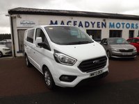 USED 2023 73 FORD TRANSIT CUSTOM 2.0 300 EcoBlue Limited Crew Van Double Cab 5dr Diesel Manual L1 H1 Euro 6 (s/s) (130 ps) 