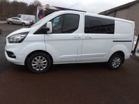 USED 2023 73 FORD TRANSIT CUSTOM 2.0 300 EcoBlue Limited Crew Van Double Cab 5dr Diesel Manual L1 H1 Euro 6 (s/s) (130 ps) 