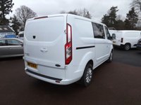 USED 2023 73 FORD TRANSIT CUSTOM 2.0 300 EcoBlue Limited Crew Van Double Cab 5dr Diesel Manual L1 H1 Euro 6 (s/s) (130 ps) 