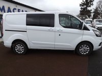 USED 2023 73 FORD TRANSIT CUSTOM 2.0 300 EcoBlue Limited Crew Van Double Cab 5dr Diesel Manual L1 H1 Euro 6 (s/s) (130 ps) 