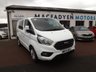 USED 2023 73 FORD TRANSIT CUSTOM 2.0 300 EcoBlue Limited Crew Van Double Cab 5dr Diesel Manual L1 H1 Euro 6 (s/s) (130 ps) 