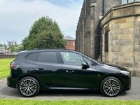 USED 2023 23 BMW 2 SERIES ACTIVE TOURER 1.5 225xe 16.3kWh M Sport MPV 5dr Petrol Plug-in Hybrid DCT 4WD Euro 6 (s/s) (245 ps) 19 Inch Bi-colour Alloy Wheels, HDD Satellite Navigation + Harmon Kardon Premium Sound + Apple / Android Carplay + Wireless Charging Dock, Heated Electric Memory Seats, Adaptive LED Headlights with Power Wash and High, Remote Power Tailgate, Front and Rear Park Distance Control + Reverse Camera, Front and Rear BMW Fitted Dash Camera's, Digital Dual Zone Climate Control, Heated Leather Multi Function Sports Steering Wheel, Tyre Pressure Monitor, Heated Electric Powerfold Mirrors, Cruise Control.