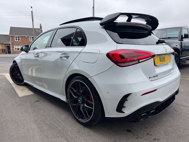 2022 MERCEDES-BENZ A-CLASS 2022 2.0 A45 AMG S Plus Hatchback 5dr Petrol 8G-DCT 4MATIC+ Euro 6 (s/s) (421 ps) * HUGE SPEC LIST * PANORAMIC SUNROOF * AMG AREO KIT * HEATED SPORT LEATHER SEATS * REAR CAMERA * 19" ALLOY WHEELS * APPLE CARPLAY * VIRTUAL COCKPIT * LED LIGHTS * AMG PERFORMANCE STEERING WHEEL * BURMESTER SOUND * CRUISE CONTROL * POLAR WHITE * 2-ZONE CLIMATE CONTROL * 10.25" DISPLAY * POWER FOLD MIRRORS * KEYLESS START * SAT NAV * DAB * STUNNING THROUGHOUT * - Photo 2
