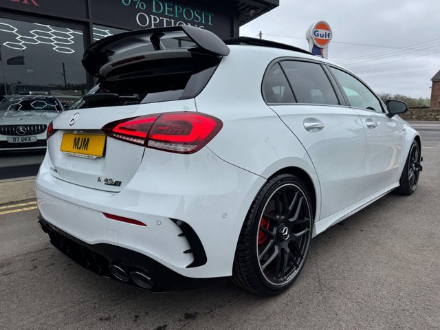 2022 MERCEDES-BENZ A-CLASS 2022 2.0 A45 AMG S Plus Hatchback 5dr Petrol 8G-DCT 4MATIC+ Euro 6 (s/s) (421 ps) * HUGE SPEC LIST * PANORAMIC SUNROOF * AMG AREO KIT * HEATED SPORT LEATHER SEATS * REAR CAMERA * 19" ALLOY WHEELS * APPLE CARPLAY * VIRTUAL COCKPIT * LED LIGHTS * AMG PERFORMANCE STEERING WHEEL * BURMESTER SOUND * CRUISE CONTROL * POLAR WHITE * 2-ZONE CLIMATE CONTROL * 10.25" DISPLAY * POWER FOLD MIRRORS * KEYLESS START * SAT NAV * DAB * STUNNING THROUGHOUT * - Photo 6