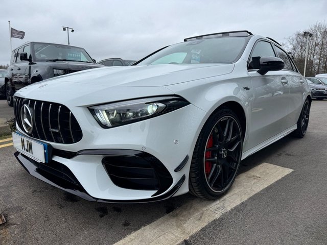 2022 MERCEDES-BENZ A-CLASS 2022 2.0 A45 AMG S Plus Hatchback 5dr Petrol 8G-DCT 4MATIC+ Euro 6 (s/s) (421 ps) * HUGE SPEC LIST * PANORAMIC SUNROOF * AMG AREO KIT * HEATED SPORT LEATHER SEATS * REAR CAMERA * 19" ALLOY WHEELS * APPLE CARPLAY * VIRTUAL COCKPIT * LED LIGHTS * AMG PERFORMANCE STEERING WHEEL * BURMESTER SOUND * CRUISE CONTROL * POLAR WHITE * 2-ZONE CLIMATE CONTROL * 10.25" DISPLAY * POWER FOLD MIRRORS * KEYLESS START * SAT NAV * DAB * STUNNING THROUGHOUT * - Photo 7