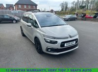 USED 2019 19 CITROEN GRAND C4 SPACETOURER 2.0 BlueHDi Flair MPV 5dr Diesel EAT8 Euro 6 (s/s) (160 ps) 12 MONTH' S WARRANTY, high spec