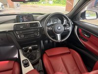 USED 2013 13 BMW 3 SERIES 2.0 320d M Sport Saloon 4dr Diesel Manual Euro 5 (s/s) (184 ps) HEATED CORAL RED LEATHER