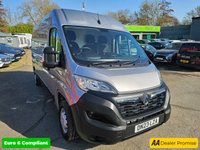 USED 2023 23 VAUXHALL MOVANO Metallic grey 2.2 CDTi BiTurbo Euro 6 panel van, only 3,650 miles, ideal camper conversion, Manual, A/C, Sat nav. Final price plus VAT @ 20%! This 2023 Vauxhall Movano presents an exceptional opportunity with its remarkably low mileage of just 3650 miles. As a 2.2 CDTi 3500 Prime FWD L3 H2 Euro 6 model, this van is equipped with a powerful 138 bhp 2.2 litre diesel engine, meeting the Euro 6 emission standards. Its generous cargo volume of 13000 litres makes it a practical choice for a wide range of commercial needs.An ideal camper conversion.  The Prime trim level ensures a well appointed interior, and the BiTurbo engine technology of