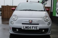 USED 2014 64 ABARTH 500 1.4 T-Jet Hatchback 3dr Petrol Manual Euro 5 (135 bhp) Interscope HiFi System--Red Calipers---Compovolo Grey