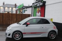 USED 2014 64 ABARTH 500 1.4 T-Jet Hatchback 3dr Petrol Manual Euro 5 (135 bhp) Interscope HiFi System--Red Calipers---Compovolo Grey