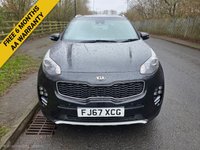 USED 2017 67 KIA SPORTAGE 1.6 T-GDi GT-Line SUV 5dr Petrol Manual AWD Euro 6 (174 bhp) High Spec with Reversing Camera