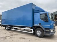 USED 2022 71 DAF LF LF 260 - 18 TONNE BOX WITH COLUMN TAIL LIFT, 28FT BODY, 1.5 TONNE LIFT 