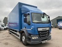 USED 2022 71 DAF LF LF 260 - 18 TONNE BOX WITH COLUMN TAIL LIFT, 28FT BODY, 1.5 TONNE LIFT 