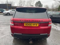 USED 2016 66 LAND ROVER RANGE ROVER SPORT 3.0 SD V6 HSE SUV 5dr Diesel Auto 4WD Euro 6 (s/s) (306 ps) 2 OWNER+MOT JAN 2027+OVER &pound;11K FACTORY EXTRA'S