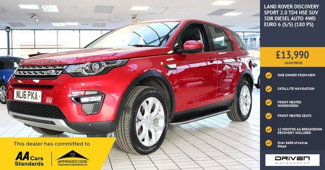 View our LAND ROVER DISCOVERY SPORT