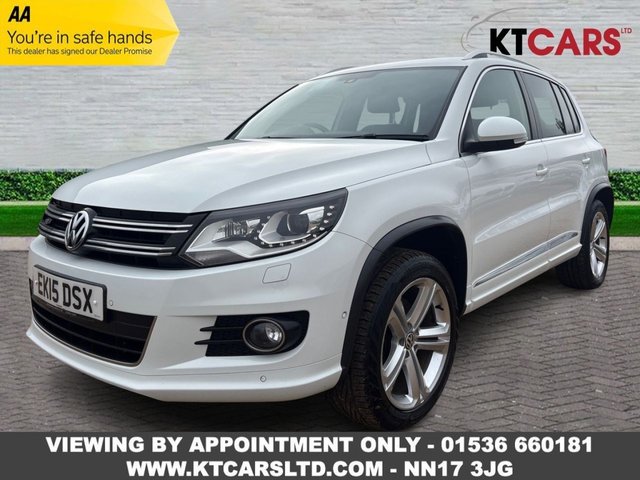 2015 VOLKSWAGEN TIGUAN 2.0 TDI BlueMotion Tech R-Line SUV 5dr Diesel Manual 4WD Euro 5 (s/s) (Nav) (140 ps)