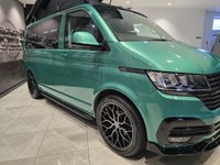 USED 2021 21 VOLKSWAGEN T6.1 Campervan 2.0 TDI T28 HIGHLINE EXECUTIVE 150 BHP DSG SWB BESPOKE LEATHER SLIDING RIB BED
